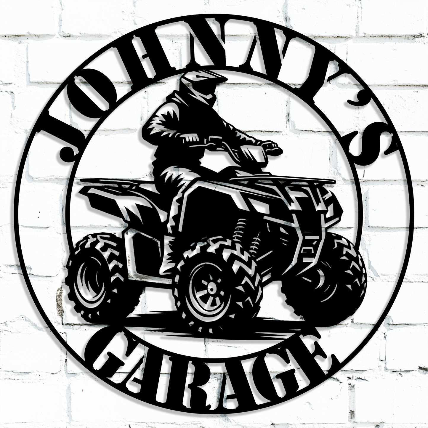 ATV Personalized Metal Sign