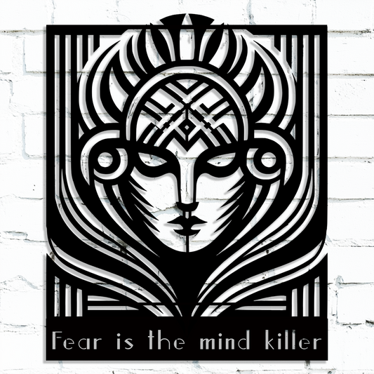 Fear is the Mind Killer Metal Wall Art 