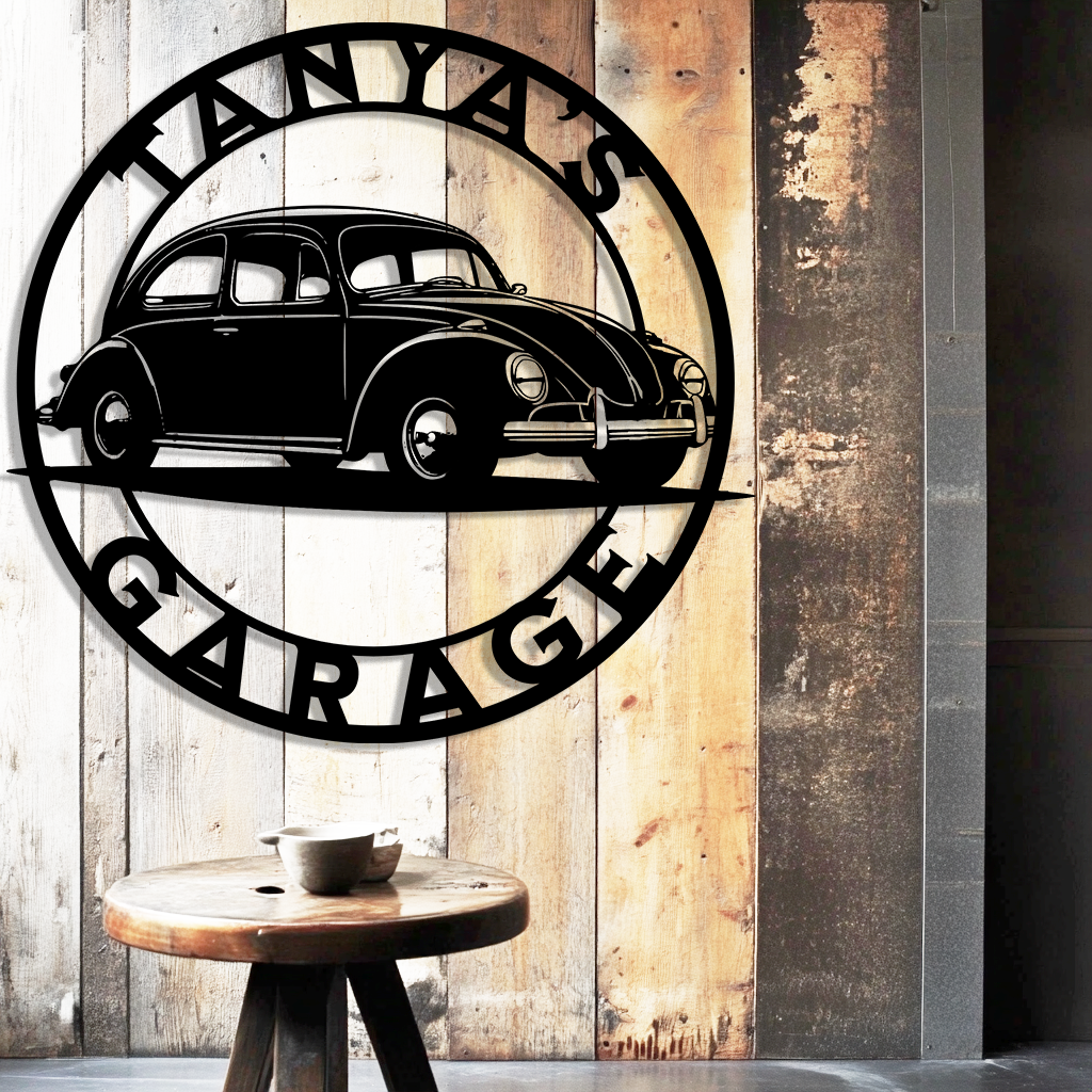 VW Bug Garage Wall Decor